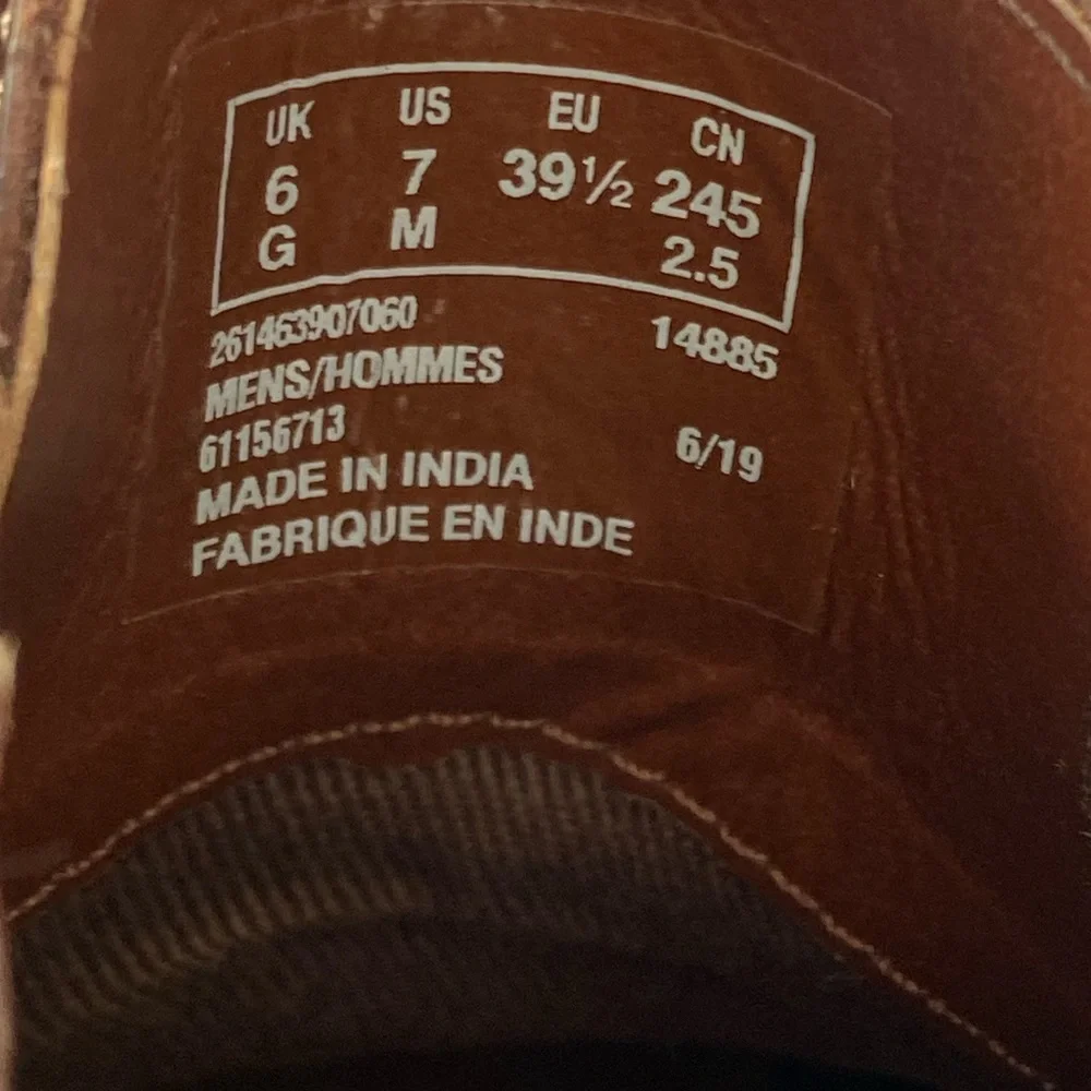 Clarks Collection Men's Grandin Top Chukka Boot Dark Brown Lace Up Size 7